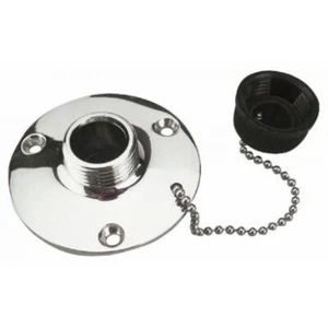Sea-Dog 512120-1 Brass Chrome Plated Washdown Water Outlet - Picture 1 of 2