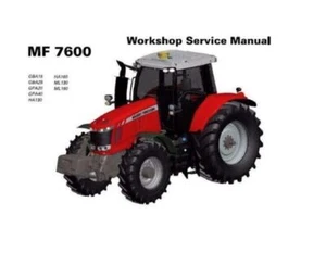 Massey Ferguson 7614 7615 7616 7618 7619 7620 7622 7624 7626 Manual Get it Today - Picture 1 of 1