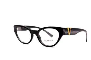Authentic Versace Eyeglasses VE3282  GB1 Black Full Rim Frame 51MM - Picture 1 of 6