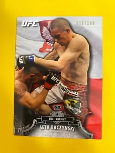 58516 2012 Topps UFC Bloodlines Bandera Paralelo #102 Seth Baczynski #17/188 - Imagen 1 de 3