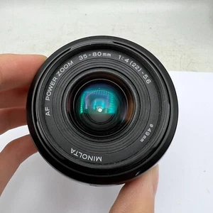 Minolta AF Power Zoom 35-80mm F4-5.6 Maxxum Sony A Mount Lens For DSLR Cameras - Picture 1 of 5