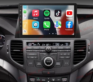 For 2008-2012 Acura TSX Apple Carplay Car Radio Android 14 Navi GPS Player 32GB - Picture 1 of 13