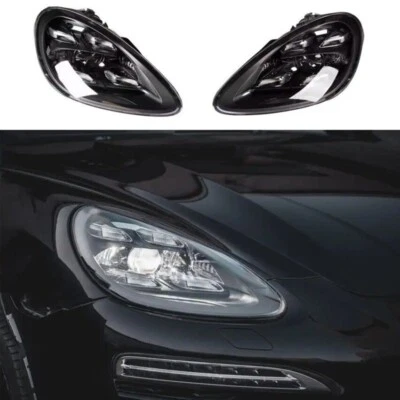 Pair 2018 Matrix Headlight Assembly Upgrade For Porsche Cayenne 958 2011-2014 - Image 1 of 4