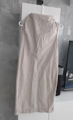 Túnica RICK OWENS SS14 VICIOUS BONNIE Blusa Cinza Top Camisa Zíper Vestido Algodão - Imagem 1 de 4