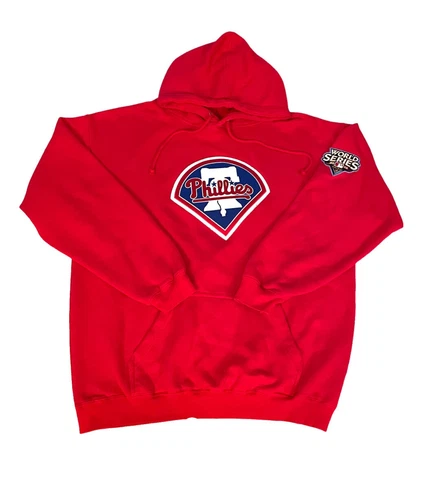 Philadelphia Phillies World Series Sweater Red Baseball MLB Men’s Size Large Cover