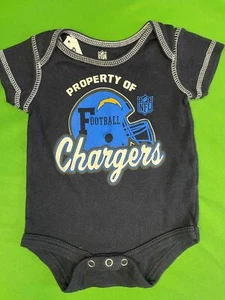 NFL Los Angeles Chargers Infant Bodysuit/Vest Newborn 0-3 Months - Picture 1 of 3