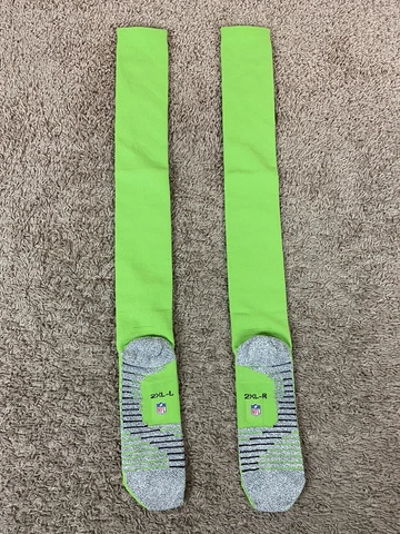 NEW Nike Grip Seattle Seahawks NFL Football Team Issued Game Socks Size XXL Cover