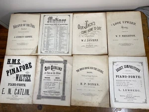 17 Pcs 19th C. Sheet Music, 1870’s & 1880’s ~ Water-Cure Criticism, Grand Galop - Picture 1 of 11