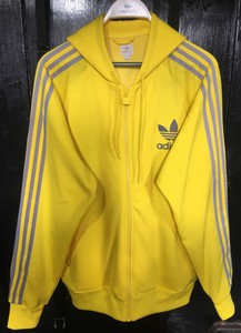 yellow adidas hoodie mens