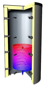 Pufferspeicher 600 Liter Isolierung Dämmung 1 Solar Wärmetauscher - Bild 1 von 6