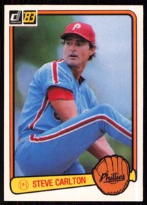 1983 Donruss Steve Carlton Philadelphia Phillies #219