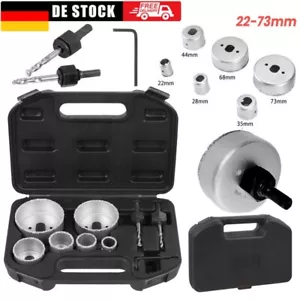9tlg. Lochbohrer Steinbohrer Fliesen Bohrer Dosenbohrer Bohrkrone Keramik Set - Bild 1 von 12