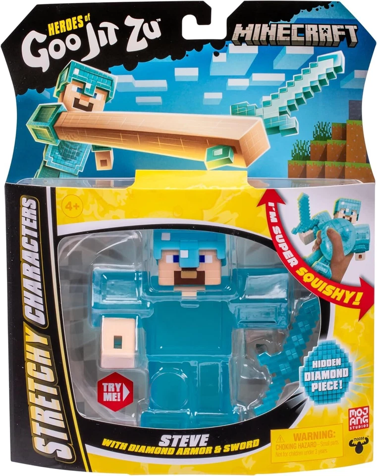 Heroes of Goo Jit Zu Minecraft Stretchy Characters Steve With Di