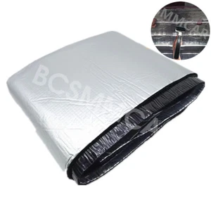 5mm Car Hood Engine Sound Noise Deadener Insulation Cotton W/ Wheel Roller Tool - Picture 1 of 20