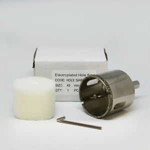 Diamond tile hole cutter 18mm 25mm 38mm 45mm. - Picture 1 of 23