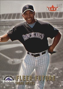 2002 (ROCKIES) Fleer Tiffany #497 Rene Reyes FF /200