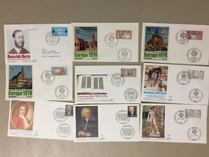 Nine EUROPA CERT-Germany fdc - Picture 1 of 1