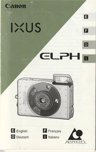 Originale Bedienungsanleitung für Canon IXUS / ELPH - Bild 1 von 1
