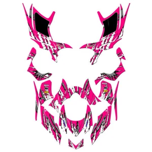 All Years TRX 700XX SHREDDER Pink Senge Graphics Kit Compatible with Honda - Picture 1 of 7