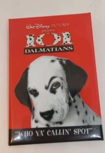 Vintage Disney 101 Dalmatians Who Ya Callin' Spot Movie Promo Button Pin Collect - Picture 1 of 4