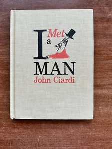 I MET A MAN; John Ciardi illus. R. Osborn; 1961; Houghton Mifflin; HC no DJ VG - Picture 1 of 12
