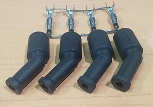 Bota y terminal para bobinas GM LS1 LS2 LS3 LS4 LS6 LS7 (paquete de 4 - 45 grados) - Imagen 1 de 12