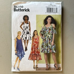 NEW Very Easy Tent Dress Sewing Pattern (Sizes L-XXL) Butterick 6350 - Picture 1 of 2