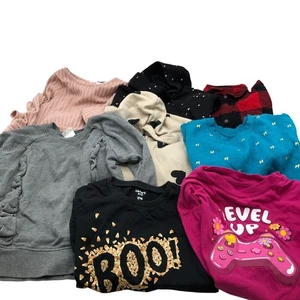 Abbigliamento Autunno Inverno Bambina Taglia 6-7 PACCHETTO Maniche Lunghe Felpe Felpe Vestito - Foto 1 di 9