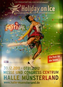 Holiday On Ice - Festival - Münster 2011/2012 Konzert-Poster  A1 - Foto 1 di 1