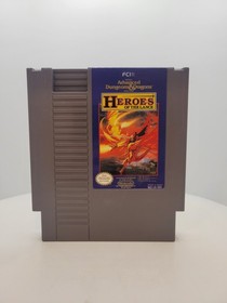 Advanced Dungeons & Dragons: Heroes of the Lance Nintendo NES Authentic Tested