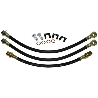 Juego de línea de manguera flexible de goma freno de tambor trasero disco delantero Buick Riviera 73-78 Foto 1 de 4