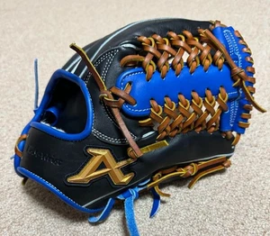ATOMS 11.5 Infield Right Black Blue Pro model Maki Shugo made in japan - Picture 1 of 5