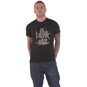 Blink-182 T Shirt Neon Hi-Build Band Logo new Official Unisex Black - Picture 1 of 4