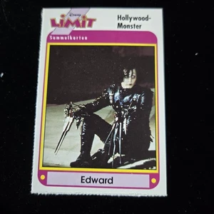 Edward Scissorhands Johnny Depp 1993 Disney Limit German Magazine Card Movie - Picture 1 of 2