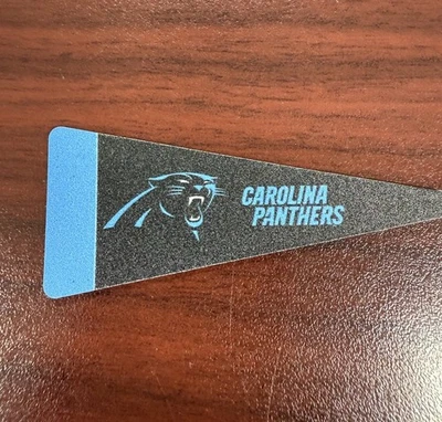 Carolina Panthers Mini Pennant MAGNET NFL Refrigerator Toolbox 1 1/4” x 2 3/4 - Image 1 of 3