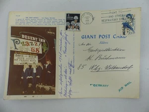 Original Autogramm Jacob Sisters Las Vegas 1968 Dessert Inn - Bild 1 von 5