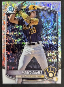 Marco Dinges Bowman 2025 cromo mini diamante refractor cerveceros - Imagen 1 de 1