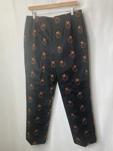 Vintage Alanni by Donny Brook Damen Kürbis Hose Größe 14 bestickt Herbst Spaß - Bild 1 von 12
