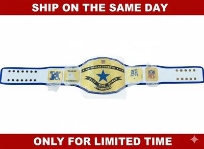 Cinturón Campeonato Mundial Vaquero Dallas Adulto Talla 2MM Latón Foto 1 de 4