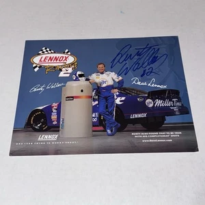 Rusty Wallace HOFer signed 9x11 photo 1998 LENNOX MILLER LITE #2 FORD TAURUS - Picture 1 of 2
