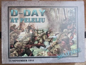 D-DAY AT PELELIU Decision Games WWII Solitaire 2015 Factory Sealed~1st Edition - Picture 1 of 2