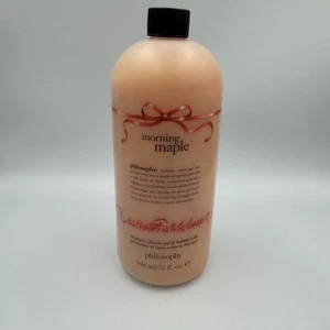 Philosophy Morning Maple Shampoo Shower Gel Bubble Bath 32 Oz New - Picture 1 of 3