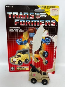 Transformers 1985 G1 Autobot Outback mit Kartenrücken - Bild 1 von 8