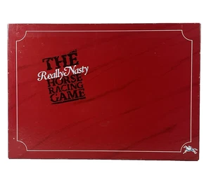 Gioco da tavolo vintage The Really Nasty Horse Racing edizione 1989 upstarts completo - Foto 1 di 14