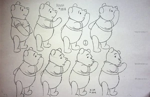 New Adventures of Winnie the Pooh Production Model Copy Layout Page #GB - Picture 1 of 2