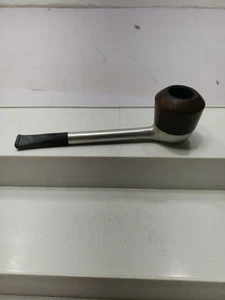 Pipa para fumar vintage inglesa Ronson Briarwood caña de aluminio hecha en Inglaterra - Imagen 1 de 9