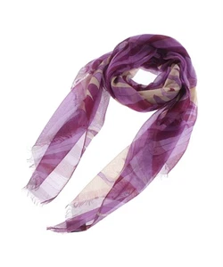 DRIES VAN NOTEN Stole PurplexBeige etc.(Total pattern) 2200249976557 - Picture 1 of 4