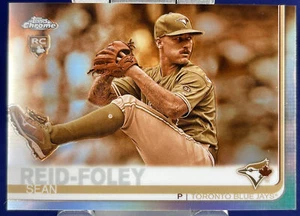 Topps Chrome 2019 SEAN-REID FOLEY BLUE JAYS ROOKIE RC SEPIA REFRACTOR Parallel - Picture 1 of 2