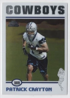 2004 Topps Chrome Patrick Crayton Rookie Dallas Cowboys #242 - Image 1 of 2