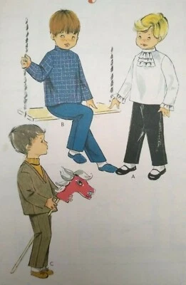 Vintage 1960s Style 1964 Boy Page-Boy Suit Sewing Pattern Chest 24" 61cms - Image 1 of 3